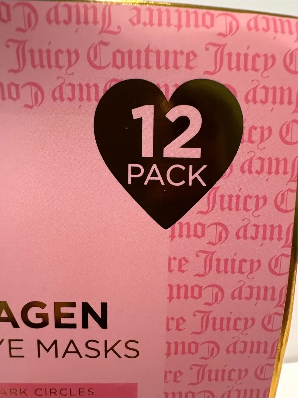 Juicy Couture Vitamin C and Collagen Undeteye Masks.  20 minutes treatment.